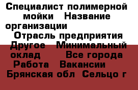 Специалист полимерной мойки › Название организации ­ Fast and Shine › Отрасль предприятия ­ Другое › Минимальный оклад ­ 1 - Все города Работа » Вакансии   . Брянская обл.,Сельцо г.